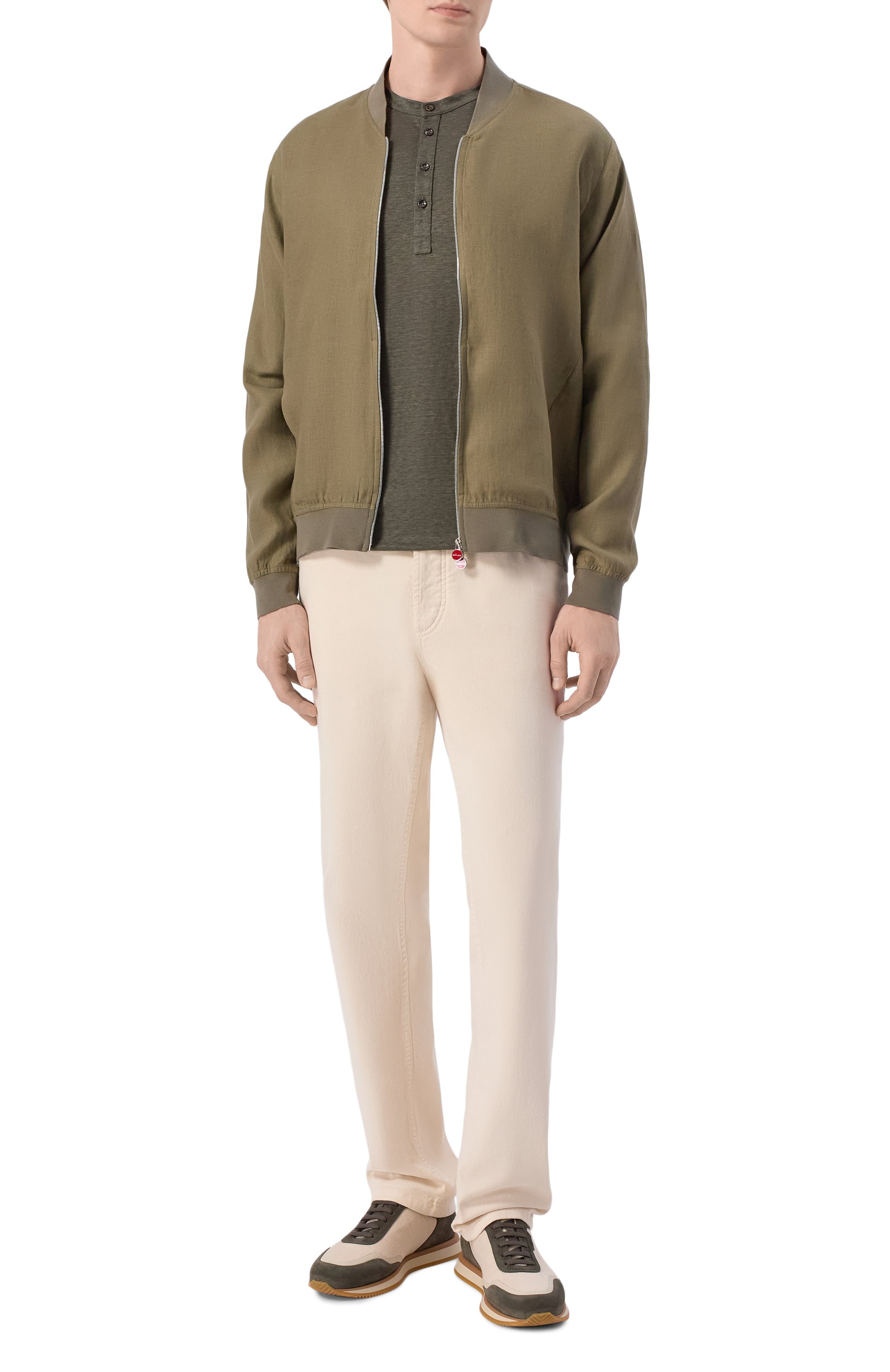 Льняной лонгслив-хенли STEFANO RICCI, арт. K919510S4B/T26205, фото 2