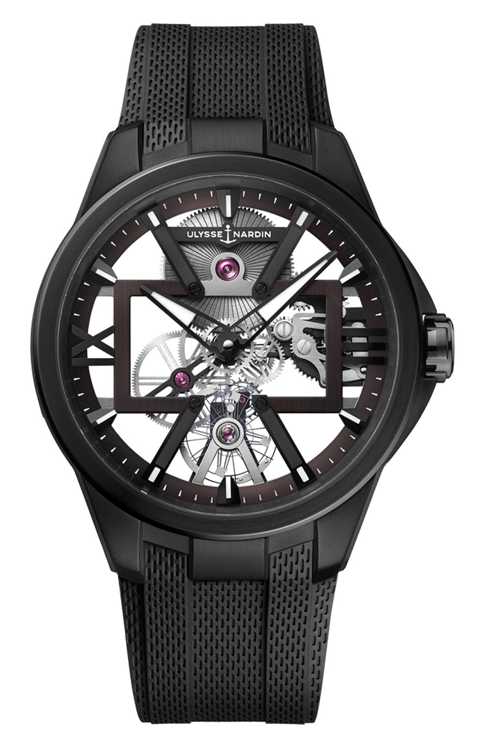 Часы skeleton x ULYSSE NARDIN, арт. 3713-260-3/BLACK, фото 1