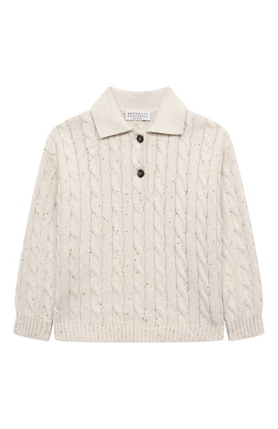 Хлопковый пуловер BRUNELLO CUCINELLI, арт. BDVM75905A