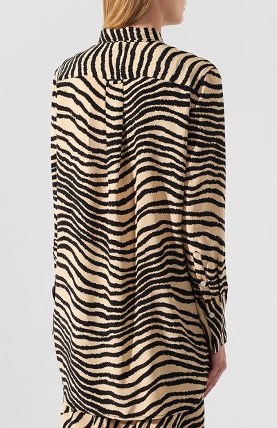 Рубашка из смеси вискозы и шелка BY MALENE BIRGER, арт. Q66961011/LIKARAH, фото 4