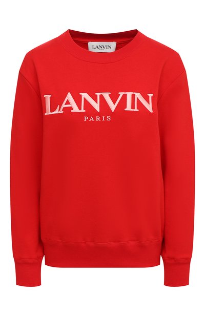 Хлопковый свитшот LANVIN, арт. RW-T0660J-JR32-H20, фото 1