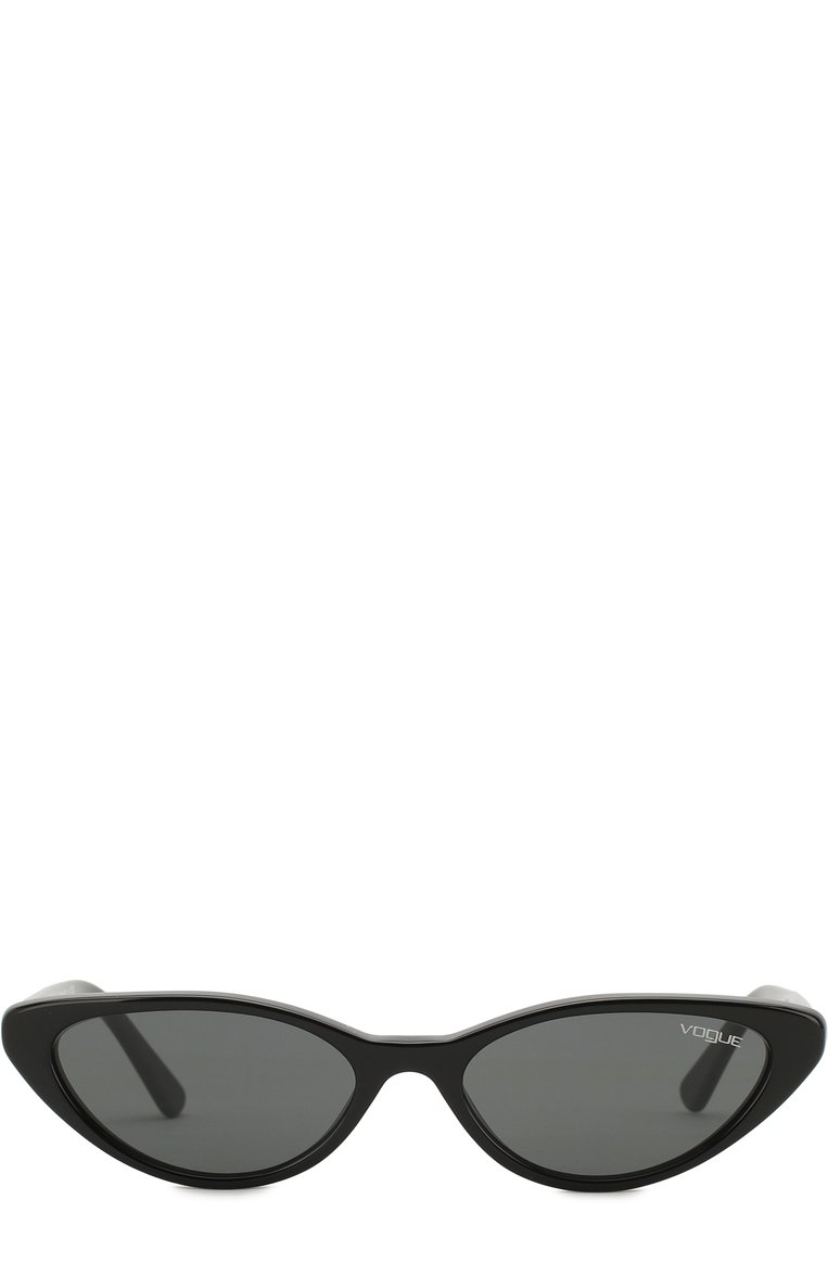 Женские солнцезащитные очки VOGUE EYEWEAR черного цвета, арт. 5237S-W44/87 | Фото 3 (Статус проверки: Проверена категория, Требуются правки; Тип очков: С/з; Региональные ограничения белый список (Axapta Mercury): RU, Не проставлено; Нос: Не проставлено; Очки форма: Узкие; Оптика Гендер: оптика-женское)