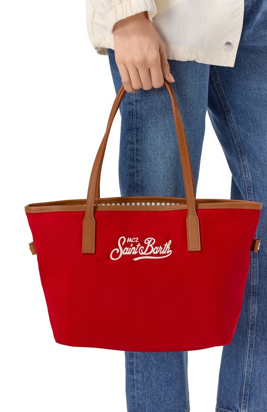 Сумка-тоут City medium MC2 Saint Barth CB0004-01822L/CITY BAG MID NYL0N Красный  CB0004-01822L/CITY BAG MID NYL0N Фото 2
