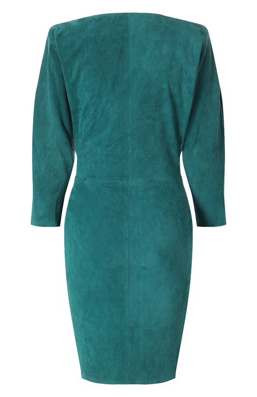 Кожаное платье Jitrois Зелёный, фото 2