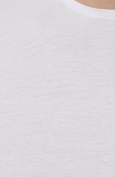 Хлопковая футболка DEREK ROSE белого цвета по цене 10350 руб., арт. 8005-JACK001, фото 5 Хлопковая футболка DEREK ROSE, арт. 8005-JACK001, фото 5