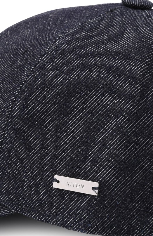 Хлопковая бейсболка Kiton D59797K0907 Синий  D59797K0907 Фото 3
