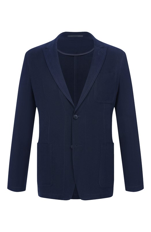 Однобортный пиджак Giorgio Armani 9CGGG0AX/T00AB Синий 9CGGG0AX/T00AB