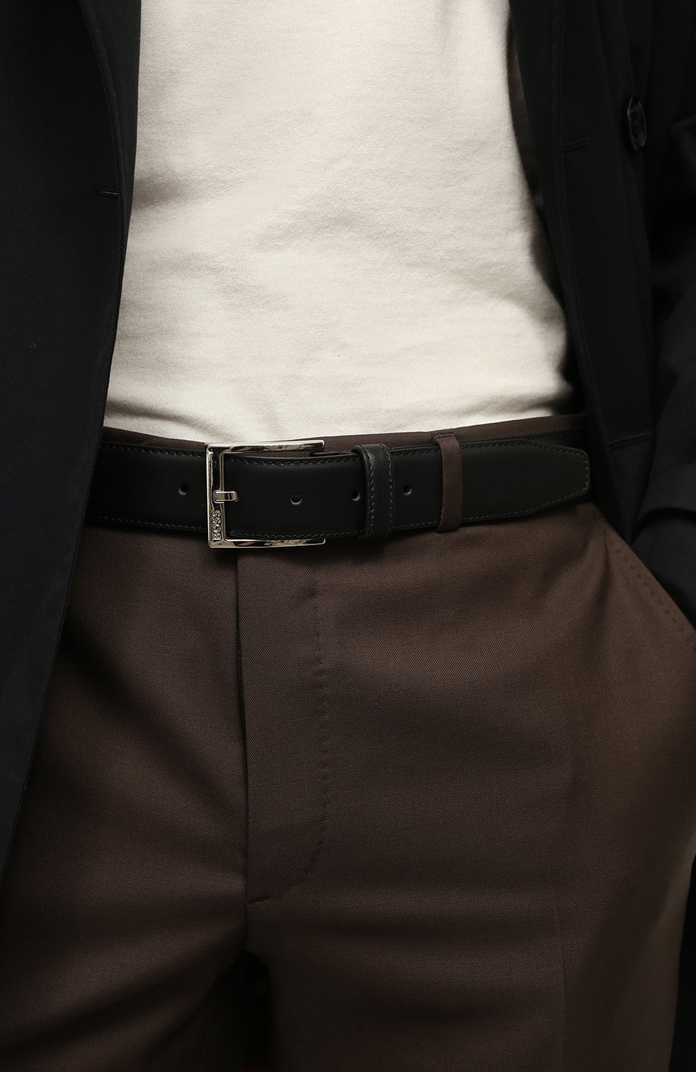 Кожаный ремень BOSS, арт. 50471185, фото 2