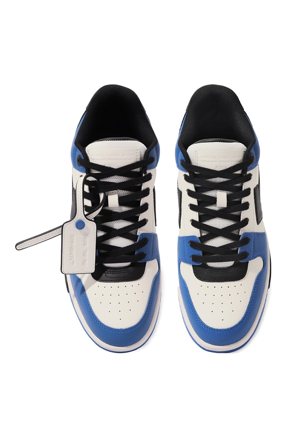 Кожаные кеды out of office OFF-WHITE, арт. 0MIA189S24LEA006, фото 6