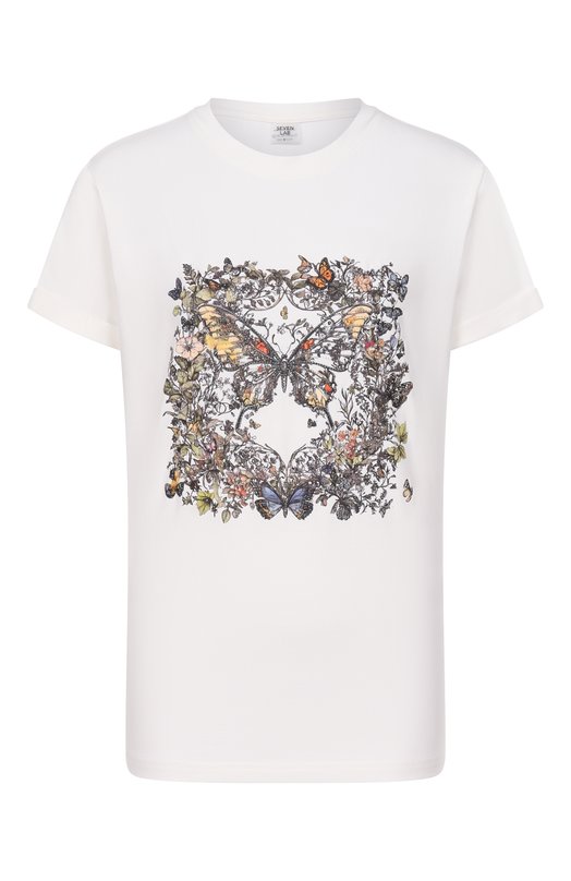 Хлопковая футболка Seven Lab CTR1.01.100.257.171 Белый CTR1.01.100.257.171