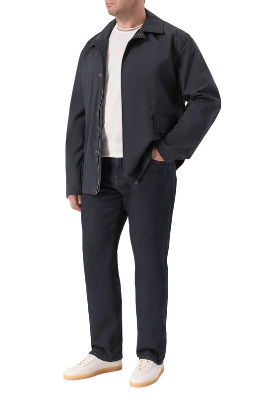 Футболка из хлопка и шелка Cortigiani 4AJ635 Кремовый  4AJ635 Фото 2