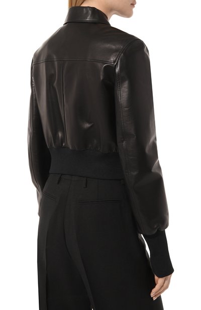 Кожаный бомбер PRADA, арт. 58983-1RP0-F0002, фото 4