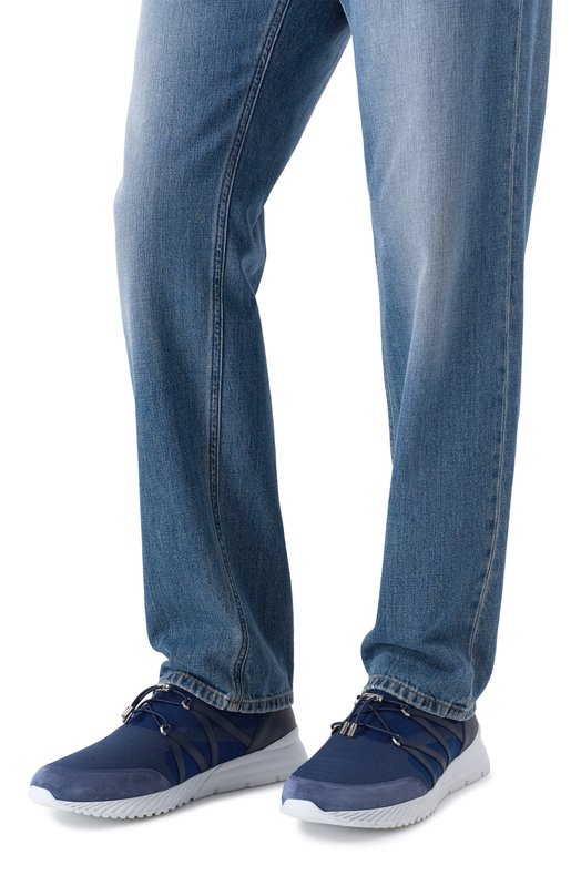 Текстильные кроссовки Stefano Ricci UV689G6536/TWYSDP Синий  UV689G6536/TWYSDP Фото 3