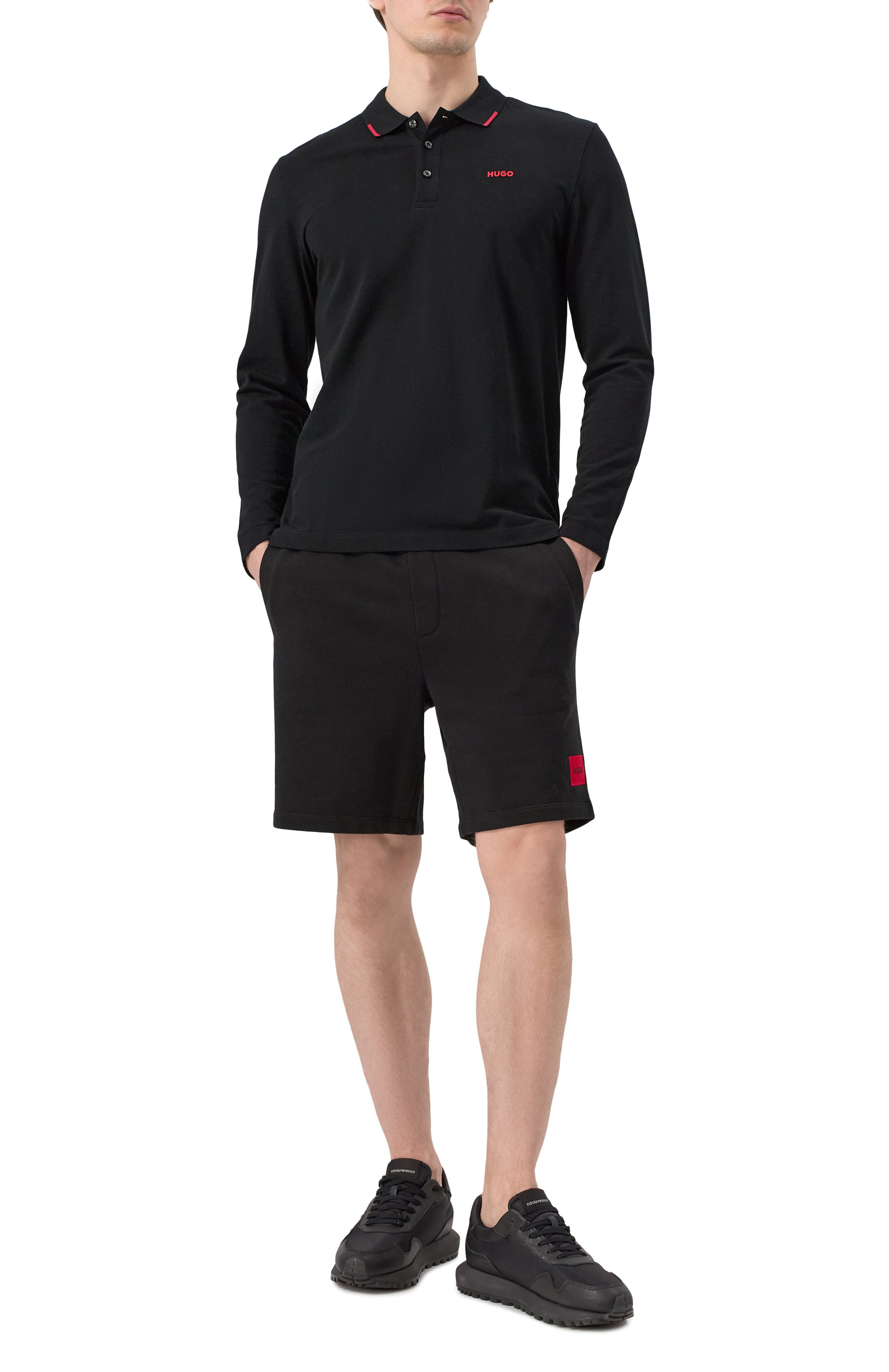 Хлопковые шорты HUGO, арт. 50466196, фото 2