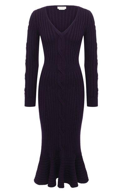 Женское шерстяное платье ALEXANDER MCQUEEN, арт. 633684/Q1AQH