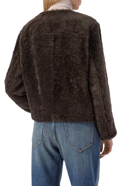 Двусторонняя дубленка из овчины BRUNELLO CUCINELLI, арт. MPMBP7426, фото 4