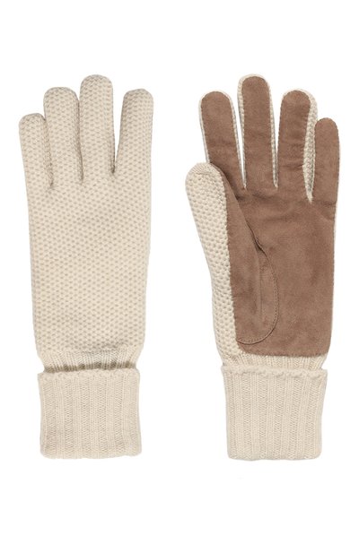 Кашемировые перчатки MOORER, арт. GUANT0 KNIT SUEDE-KSE, фото 3