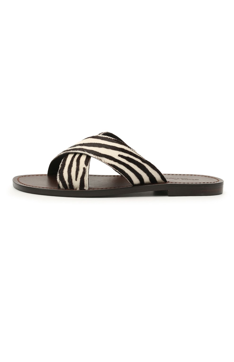 Кожаные шлепанцы RALPH LAUREN, арт. 815838175, фото 3