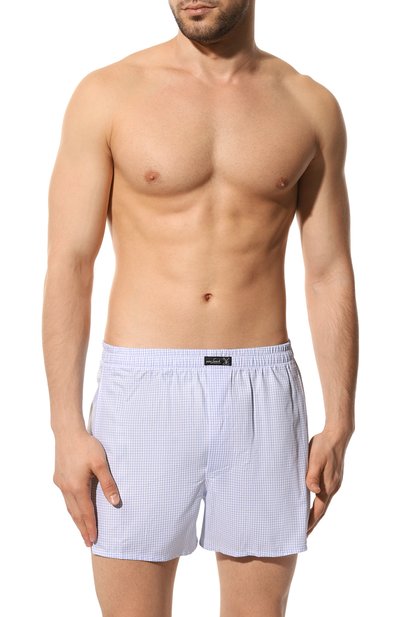 Хлопковые боксеры VAN LAACK голубого цвета по цене 4715 руб., арт. B0XER/151346, фото 2 Хлопковые боксеры VAN LAACK, арт. B0XER/151346, фото 2