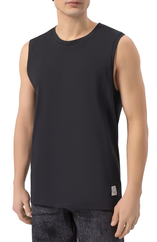 Хлопковая майка Dirk Bikkembergs BMT1564 Чёрный  BMT1564 Фото 3