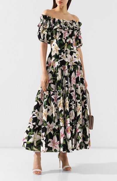 Хлопковое платье DOLCE & GABBANA, арт. F6E3YT/HS5E0, фото 2