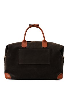 Мужская сумка life holdall BRIC`S хаки цвета, арт. BLF20203.378 | Фото 6 (Размер: large; Материал: Экокожа; Ремень/цепочка: На ремешке; Драгоценные камни: Проставлено; Материал сплава: Проставлено)