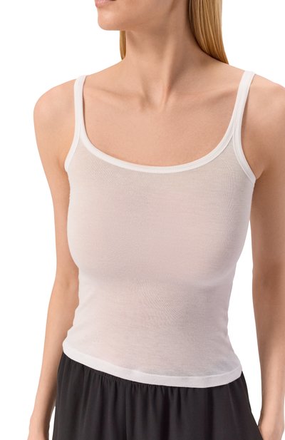 Майка AYA MUSE белого цвета по цене 13550 руб., арт. AMBR2543_001, фото 5 Майка AYA MUSE, арт. AMBR2543_001, фото 5