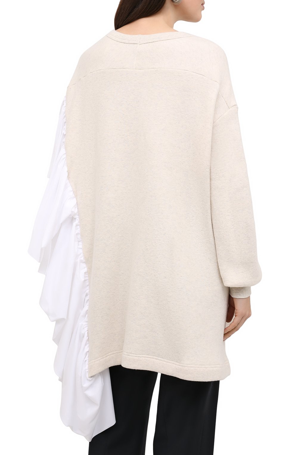 Хлопковый пуловер YOHJI YAMAMOTO, арт. FB-B51-803, фото 4