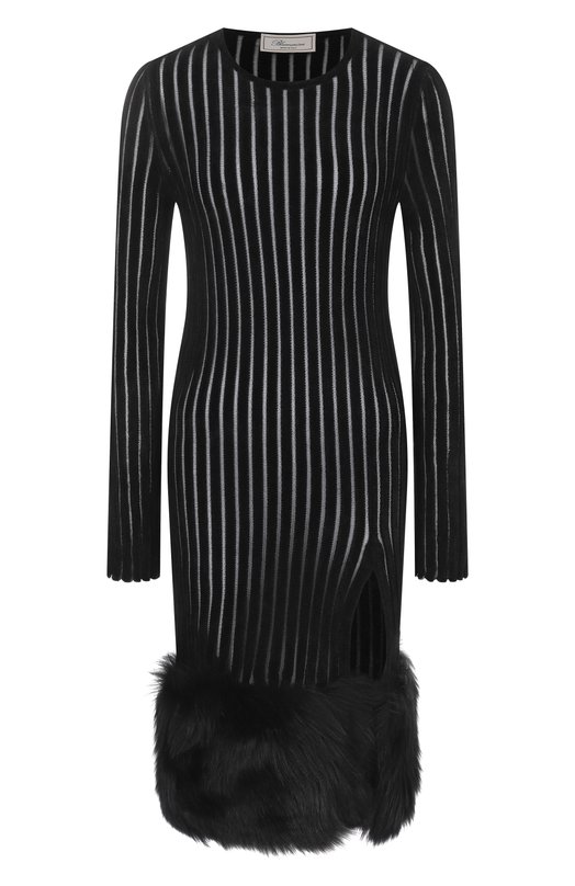Платье из вискозы Blumarine 4A343A Чёрный 4A343A