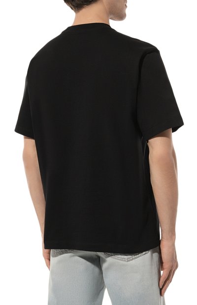 Хлопковая футболка AMIRI черного цвета по цене 49700 руб., арт. PS24MJL007, фото 4 Хлопковая футболка AMIRI, арт. PS24MJL007, фото 4