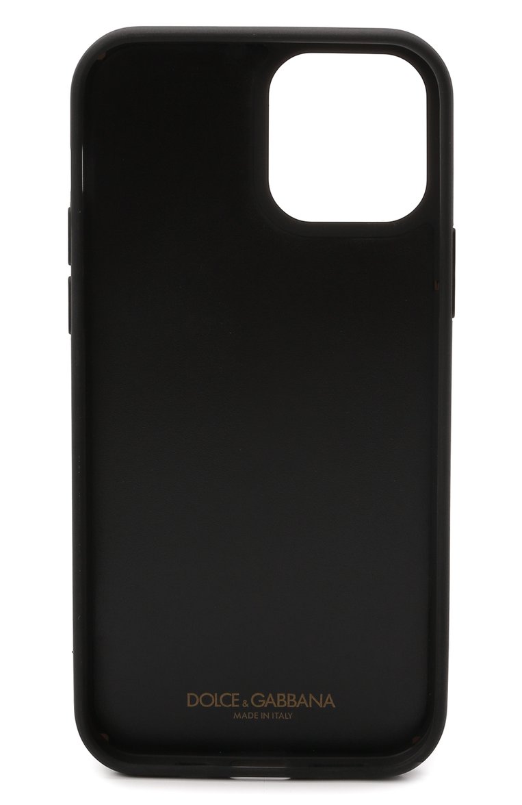 Чехол для iphone 12/12 pro DOLCE & GABBANA белого цвета, арт. BP2905/AZ657 | Фото 2 (Материал: Пластик; Нос: Не проставлено; Региональные ограничения белый список (Axapta Mercury): Не проставлено)