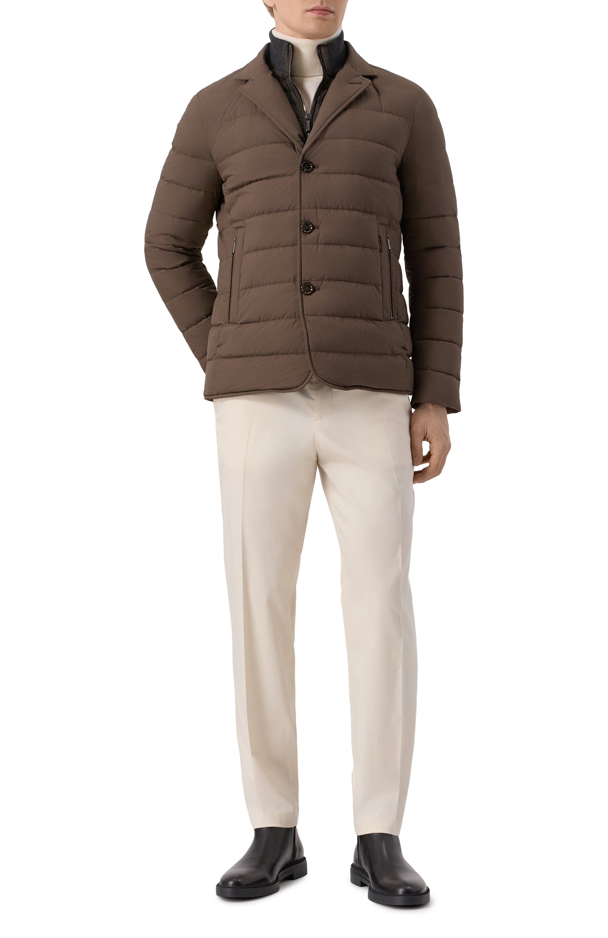 Брюки из лиоцелла и хлопка BOSS, арт. 50544005, фото 2