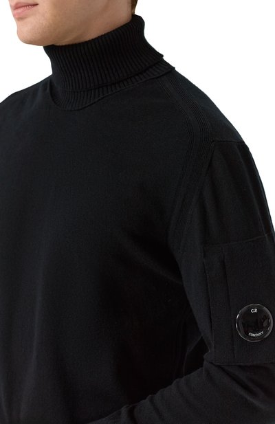 Шерстяная водолазка C.P. COMPANY, арт. 19CMKN035A005528A, фото 5