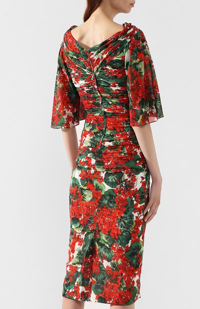 Шелковое платье DOLCE & GABBANA, арт. F69X8T/FSAYB, фото 4
