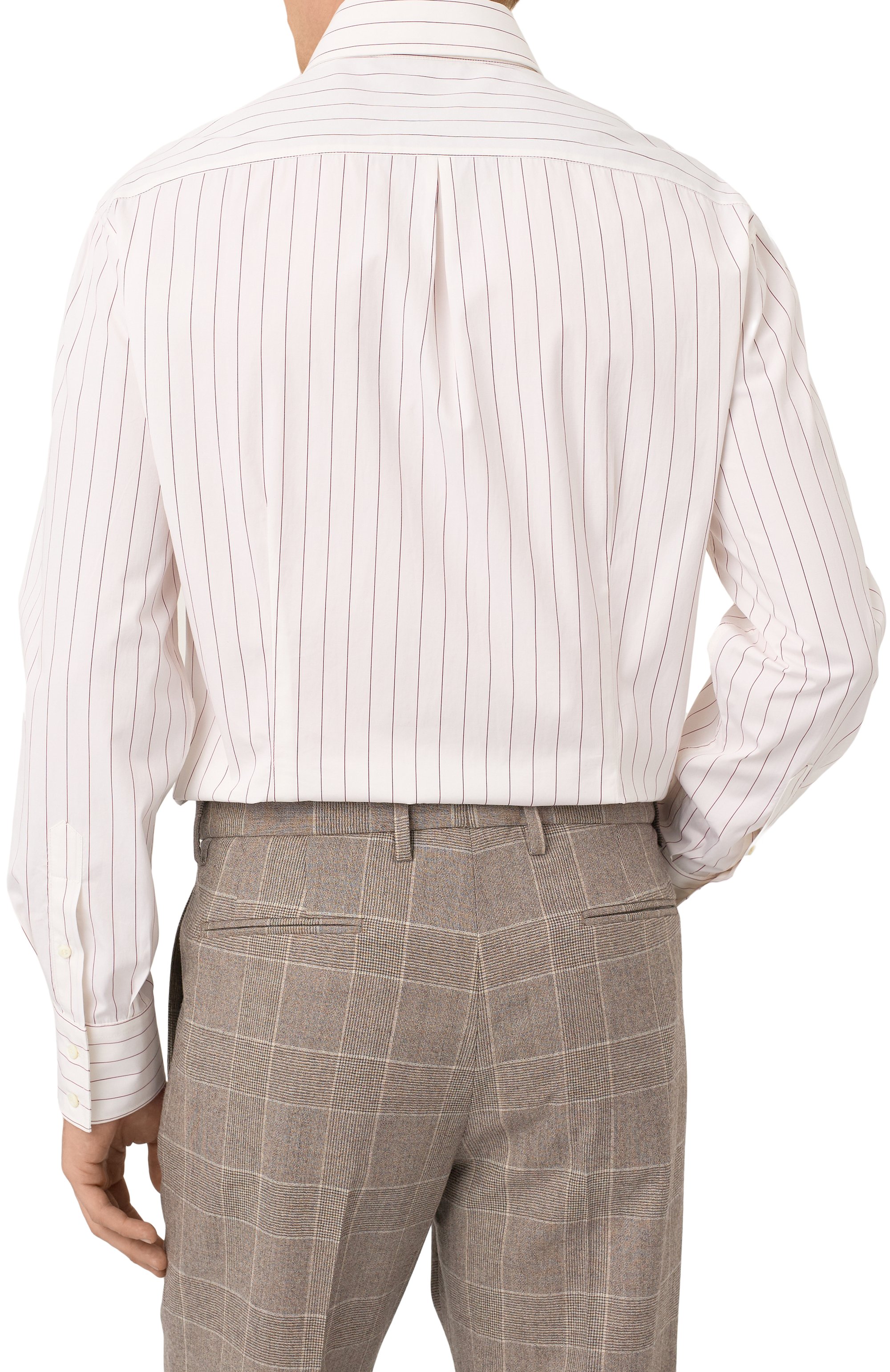 Хлопковая рубашка BRUNELLO CUCINELLI, арт. MY6251718, фото 4