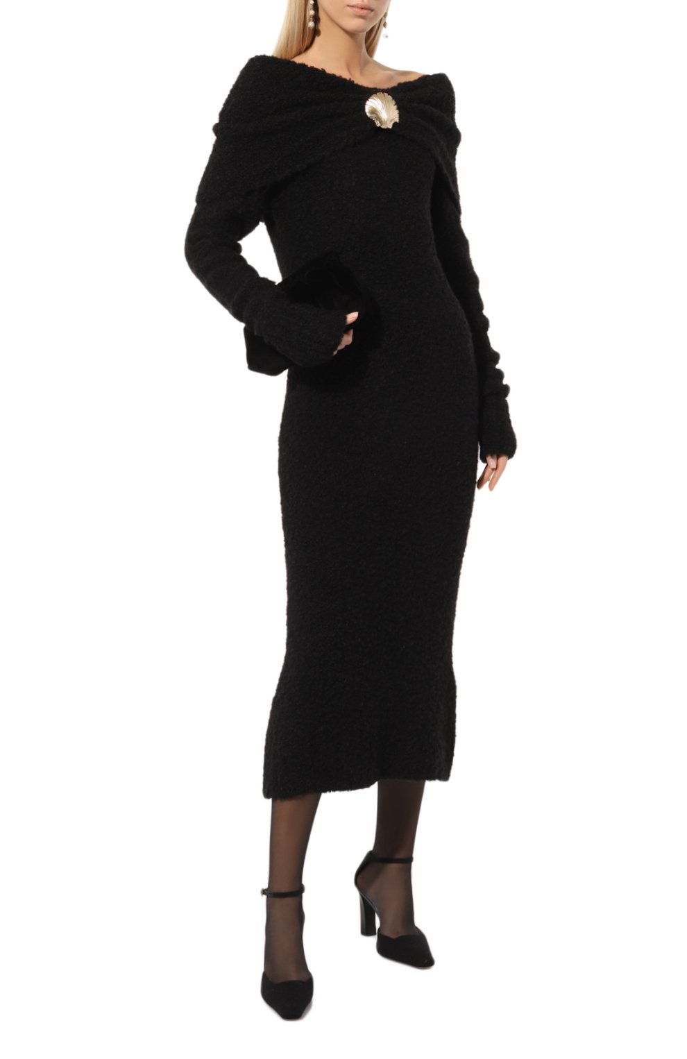 Шерстяное платье GIUSEPPE DI MORABITO, арт. 03FWKND331 03380, фото 2