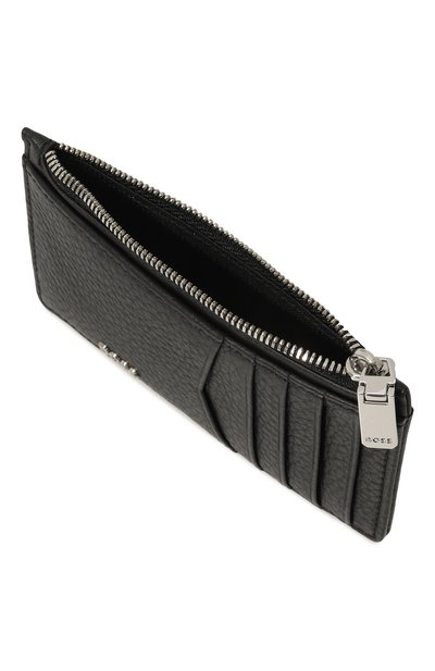 Кожаный футляр для кредитных карт BOSS черного цвета по цене 18000 руб., арт. 50529518, фото 3 Кожаный футляр для кредитных карт BOSS, арт. 50529518, фото 3