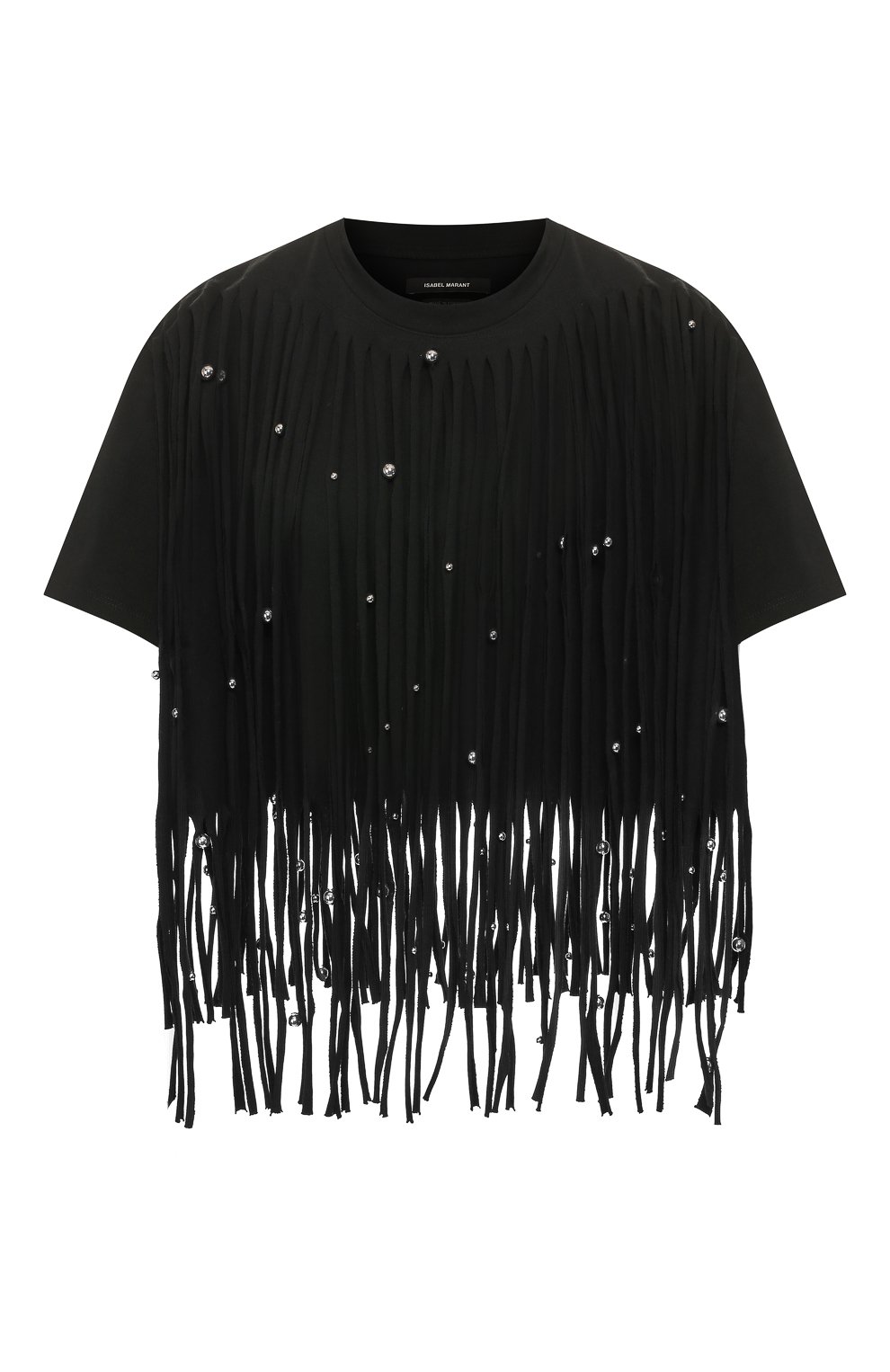 Хлопковая футболка ISABEL MARANT, арт. TS0747-20E054I/BIANEA, фото 1