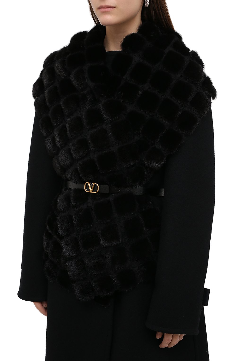 Накидка из норки VALENTINO, арт. UF3FKA001HF, фото 3