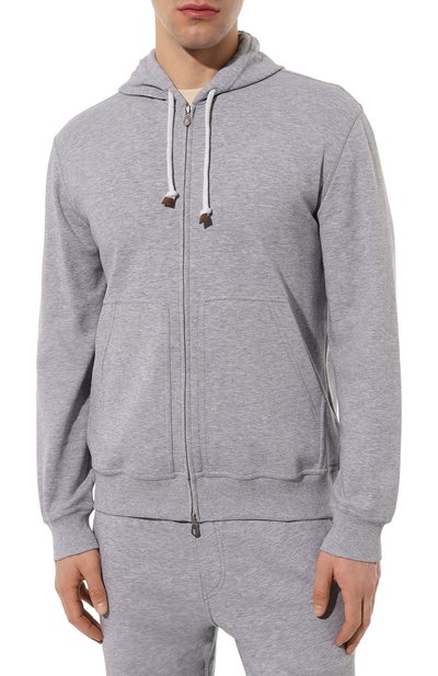 Хлопковая толстовка BRUNELLO CUCINELLI, арт. M0T359069G, фото 3