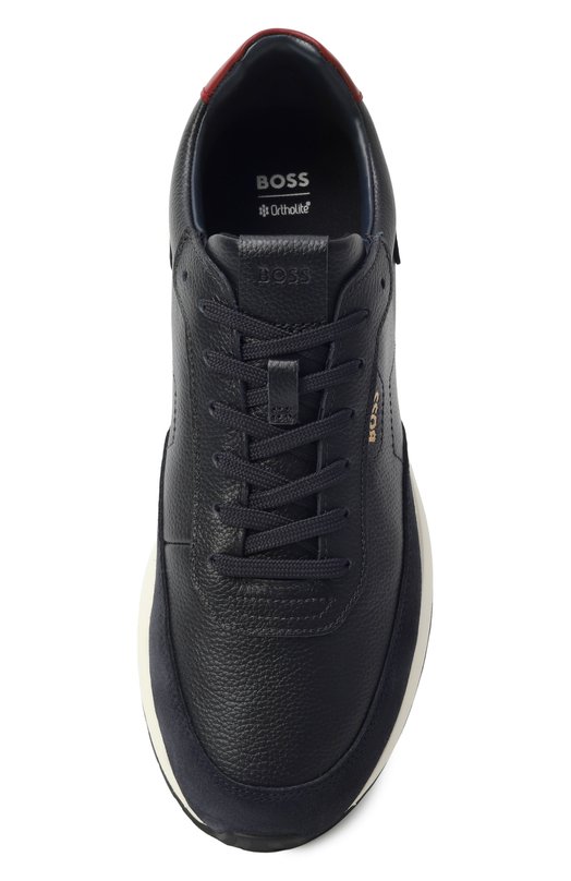 Кожаные кроссовки Vinston BOSS 50552859 Синий  50552859 Фото 6