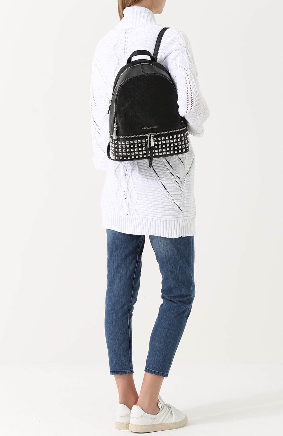 Рюкзак rhea zip MICHAEL MICHAEL KORS черного цвета по цене 46800 руб., арт. 30S5SEZB5L, фото 2 Рюкзак rhea zip MICHAEL MICHAEL KORS, арт. 30S5SEZB5L, фото 2