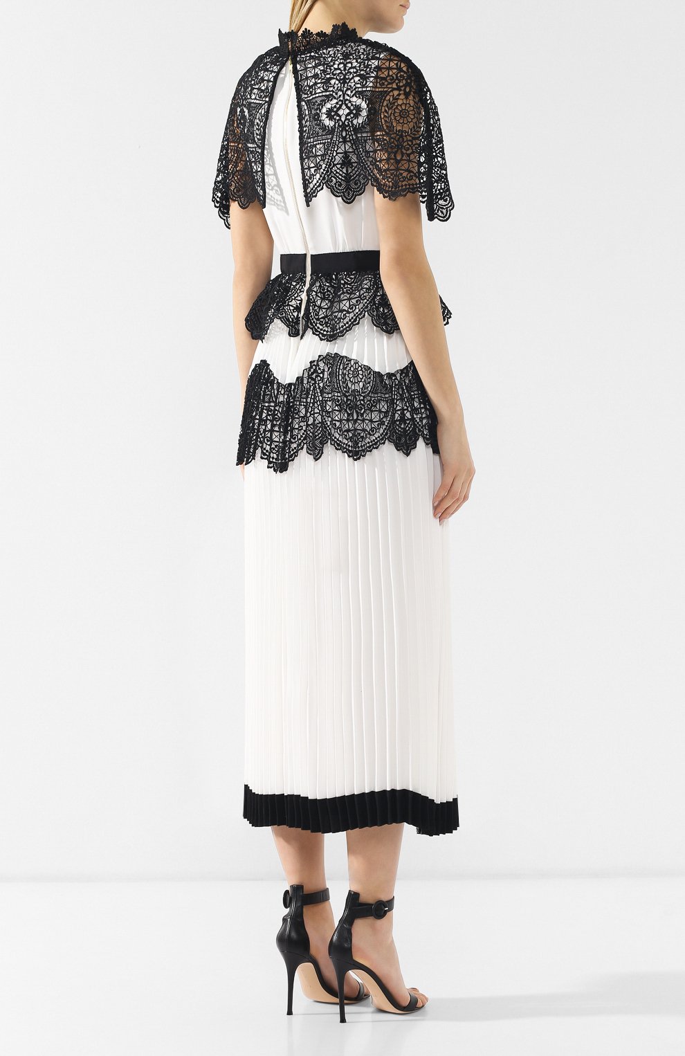 Платье с кружевной отделкой SELF-PORTRAIT, арт. SP20-080, фото 4