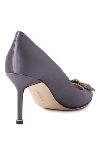 Текстильные туфли hangisi 70 MANOLO BLAHNIK, арт. 9XX-0662/SAT, фото 5