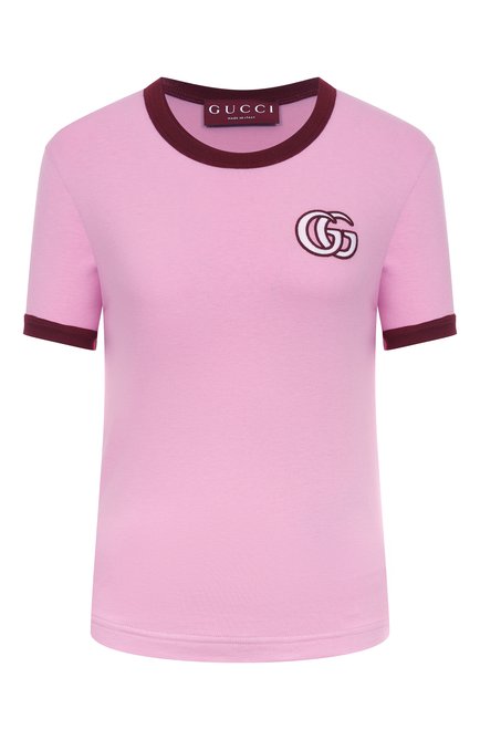 Женская хлопковая футболка GUCCI, арт. 818787/XJG5A