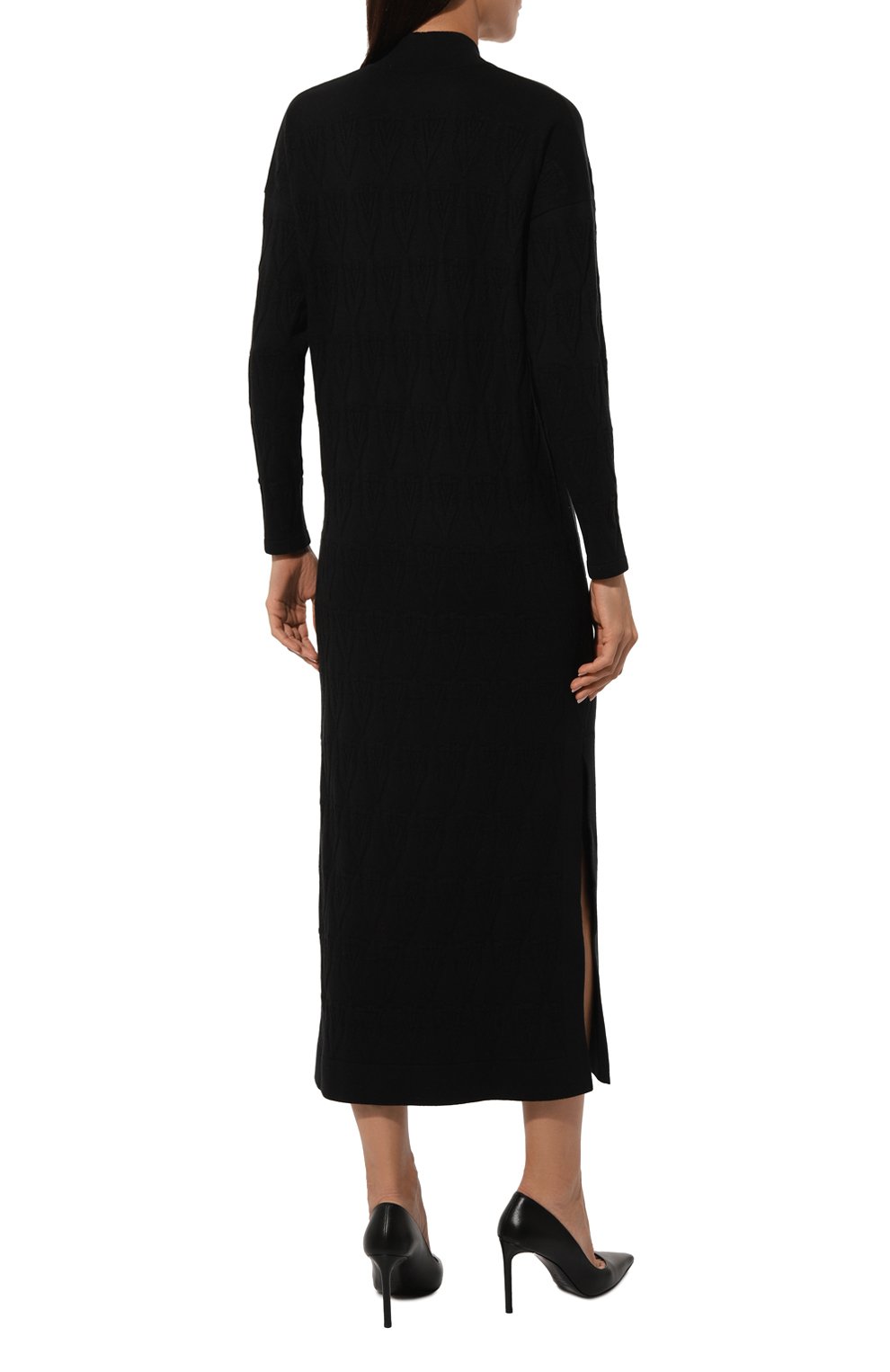 Платье из шелка и кашемира FREEAGE, арт. W25.DR114.6039.900, фото 4