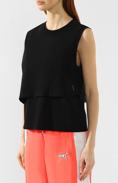 Хлопковый топ ALEXANDERWANG.T черного цвета по цене 21500 руб., арт. 4C191093, фото 3 Хлопковый топ ALEXANDERWANG.T, арт. 4C191093, фото 3