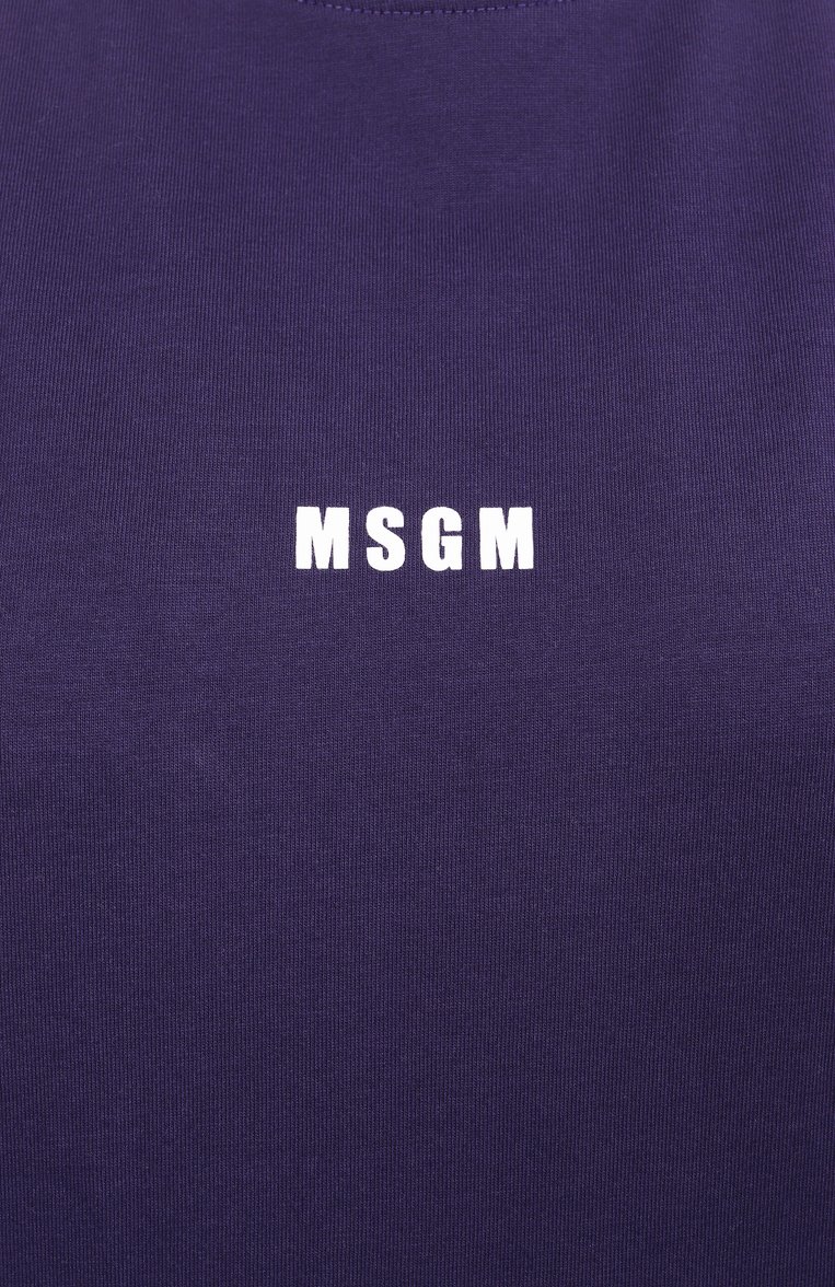 Хлопковая футболка MSGM, арт. 3841MDM500/257002, фото 1
