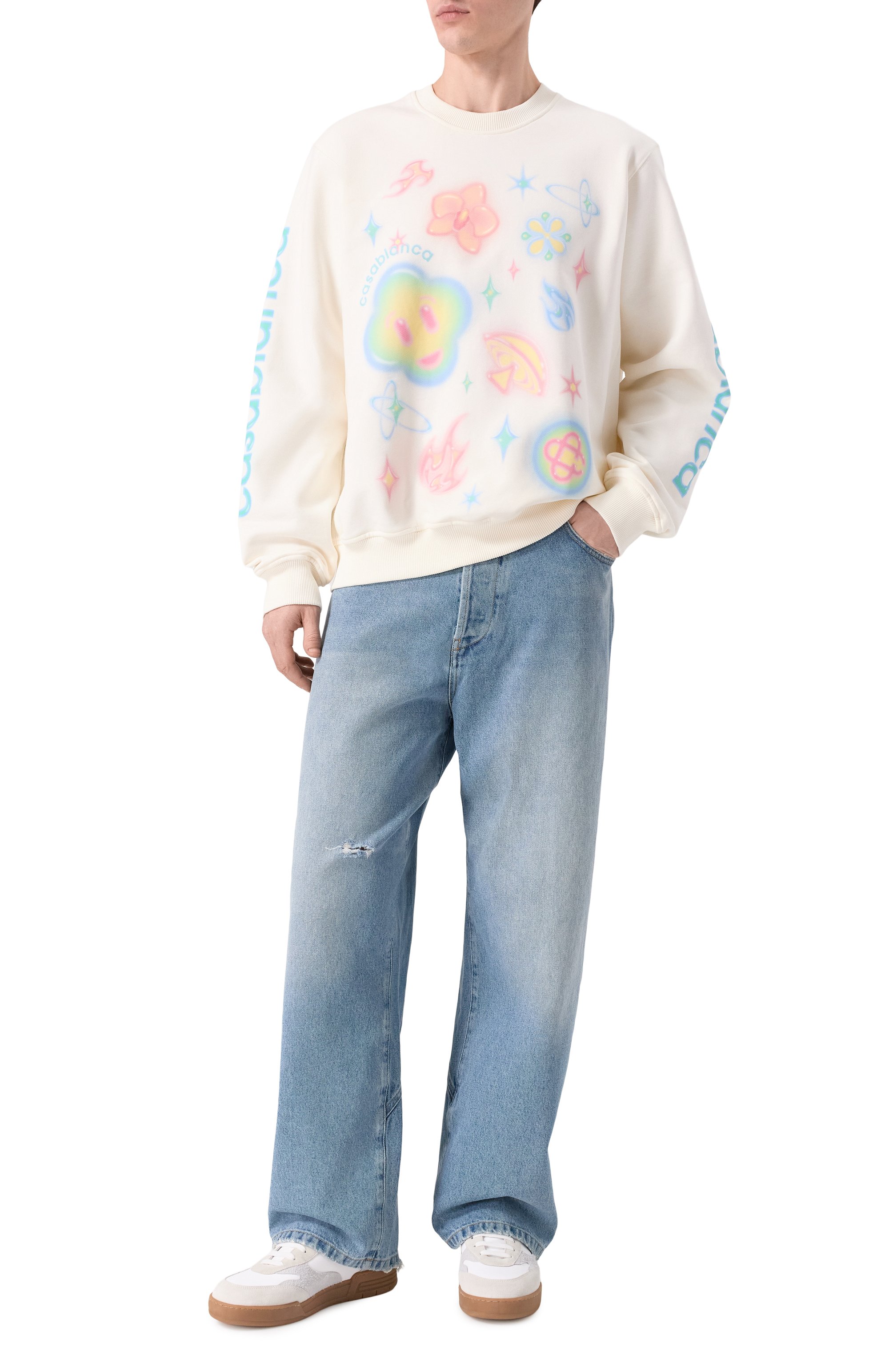 Хлопковый свитшот CASABLANCA, арт. M-SP26-JTP-293-01, фото 2