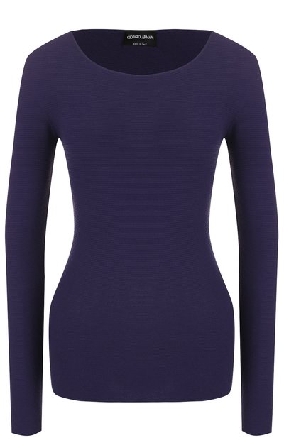 Женский облегающий пуловер с круглым вырезом GIORGIO ARMANI, арт. 6YAM31/AM05Z